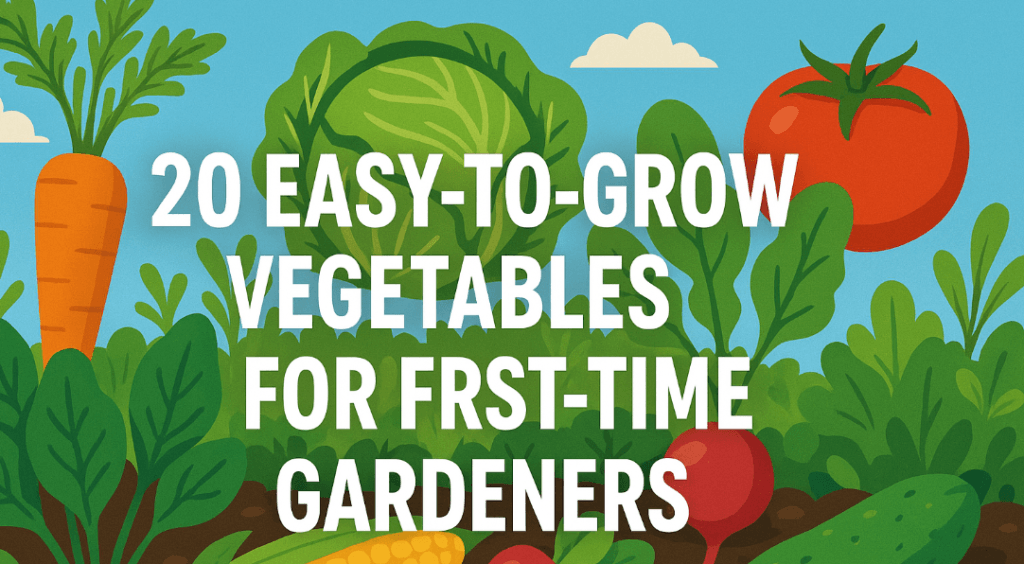 20 Easy-to-Grow Vegetables for First-Time Gardeners