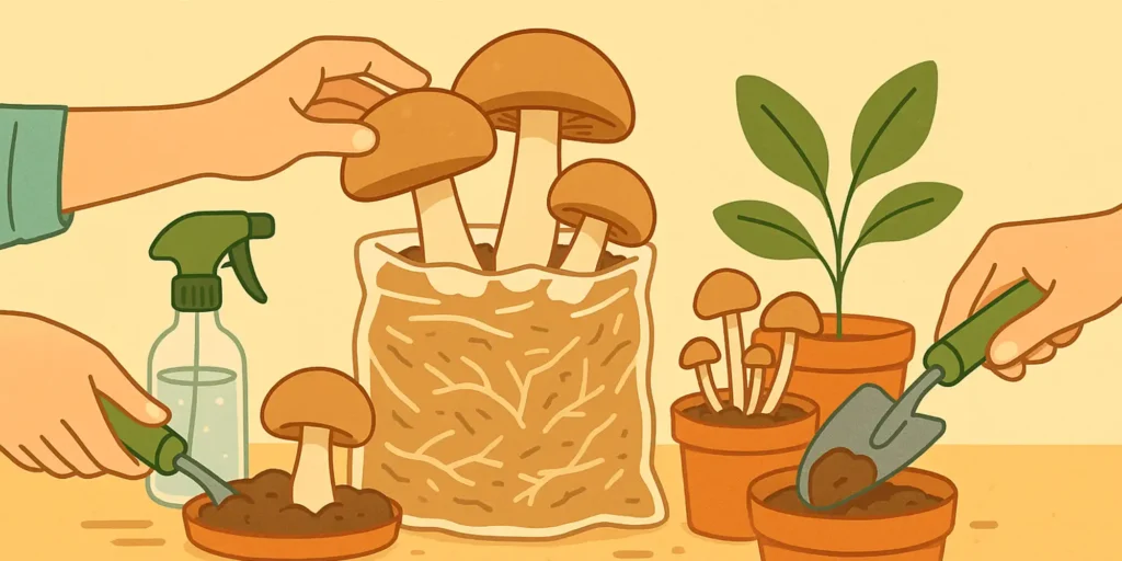 How To Grow Mushrooms at Home
